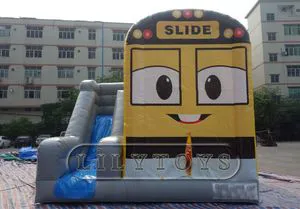 Inflatable Car Bouncer Combo Inflatable Slide