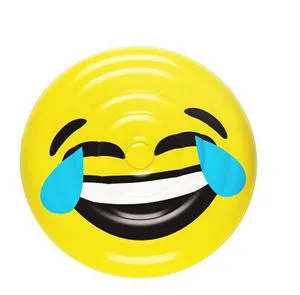 Inflatable Emoji Float - Fun and Colorful Pool Float with Expressive Faces for Summer Fun