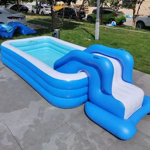 Inflatable Swimming Pool Backyard Garden Water Fun Water Pool for Children Family Summer Water Pool Inflatable Swimming