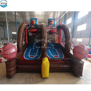 Inflatable Sport Game with Inflatable Basketball Hoop Inflatable Basketball Game