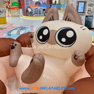 Inflatable Siamese Cat Cartoon Character Lovely Giant Inflatable Cat Exhibition Inflatable Cat Animal Cartoon Mascot