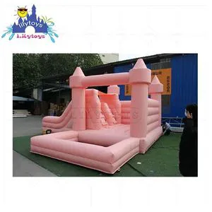 Inflatable Toys Macaron Combo Suit for Kids Indoor Inflatable Slide House