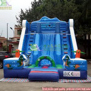 Inflatable Ocean Jumping Castle Bouncer Underwater World Playground Slide Inflatable Sea World Slide