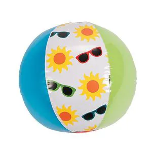 Inflatable Summer Print Beach Ball